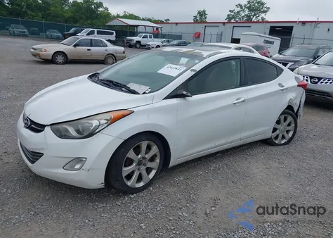 2012 Hyundai Elantra Limited из США, поврежденный, VIN 5NPDH4AE9CH098996